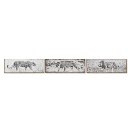 Bild DKD Home Decor 92,5 x 3,5 x 32 cm Kolonial Dschungel (3 Stücke) von DKD Home Decor, Leinwanddrucke - Ref: S3017923, Prei...