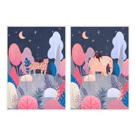 Painting DKD Home Decor 53 x 4,3 x 73 cm Trees Scandinavian (2 Units) by DKD Home Decor, Prints on Canvas - Ref: S3017942, Pr...