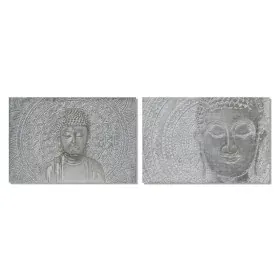 Bild DKD Home Decor 120 x 2,8 x 80 cm Buddha Orientalisch (2 Stück) von DKD Home Decor, Leinwanddrucke - Ref: S3018040, Preis...