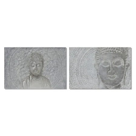 Cuadro DKD Home Decor 120 x 2,8 x 80 cm Buda Oriental (2 Unidades) de DKD Home Decor, Impresiones sobre lienzo - Ref: S301804...