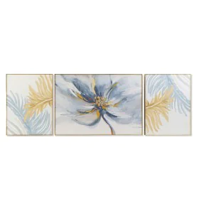 Painting DKD Home Decor Flowers (240 x 3 x 80 cm) by DKD Home Decor, Prints on Canvas - Ref: S3018060, Price: 163,51 €, Disco...