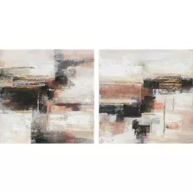 Cadre DKD Home Decor 90 x 2,4 x 90 cm Abstrait Moderne (2 Unités) de DKD Home Decor, Impressions sur toile - Réf : S3018084, ...