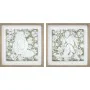 Quadro DKD Home Decor 42 x 3 x 42 cm Fiori Scandinavo (2 Unità) di DKD Home Decor, Stampe e quadri su tela - Rif: S3018121, P...