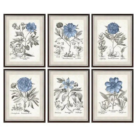 Pintura DKD Home Decor Bloemen Moderno 50 x 2 x 65 cm (6 Peças) de DKD Home Decor, Impressões sobre tela - Ref: S3018209, Pre...