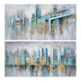 Painting DKD Home Decor City 120 x 3 x 60 cm Loft (2 Units) by DKD Home Decor, Prints on Canvas - Ref: S3018295, Price: 60,20...