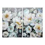 Cuadro DKD Home Decor Flores 80 x 3 x 120 cm Romántico (2 Unidades) de DKD Home Decor, Impresiones sobre lienzo - Ref: S30183...