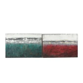 Pintura DKD Home Decor 120 x 3,5 x 80 cm Abstrato Moderno (2 Unidades) de DKD Home Decor, Impressões sobre tela - Ref: S30183...