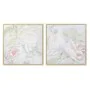 Cadre DKD Home Decor 80 x 4 x 80 cm Fleurs Shabby Chic (2 Unités) de DKD Home Decor, Impressions sur toile - Réf : S3018396, ...