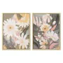 Cadre DKD Home Decor 60 x 4 x 80 cm Fleurs Scandinave (2 Unités) de DKD Home Decor, Impressions sur toile - Réf : S3018410, P...