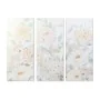 Cadre DKD Home Decor Fleurs 55 x 3 x 135 cm Shabby Chic (3 Pièces) de DKD Home Decor, Impressions sur toile - Réf : S3018417,...