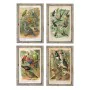 Painting DKD Home Decor 45 x 2 x 65 cm Birds Cottage (4 Pieces) by DKD Home Decor, Prints on Canvas - Ref: S3018421, Price: 1...