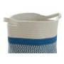 Panier DKD Home Decor Bleu Noir Beige Gris 25 x 25 x 20 cm (4 Pièces) de DKD Home Decor, Boîtes et coffres de rangement - Réf...