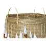 Basket set DKD Home Decor Multicolour Bamboo Fringe Boho 3 Pieces by DKD Home Decor, Storage boxes and chests - Ref: S3018553...