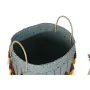 Set de basket DKD Home Decor Multicouleur Bambou Frange Boho 3 Pièces de DKD Home Decor, Boîtes et coffres de rangement - Réf...