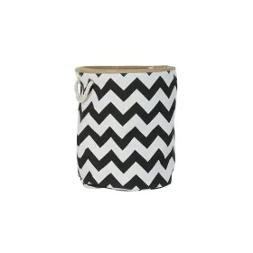 Panier DKD Home Decor Blanc Noir Jute Zigzag Moderne 38 x 38 x 45 cm de DKD Home Decor, Boîtes - Réf : S3018573, Prix : 18,57...