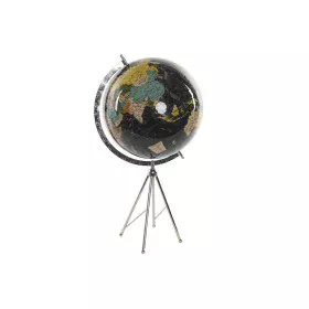 Globe terrestre DKD Home Decor Noir Métal Papier Plastique 31 x 33 x 60 cm de DKD Home Decor, Géographie - Réf : S3018686, Pr...