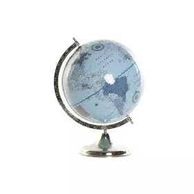 Globe DKD Home Decor Blue Silver PVC Aluminium 33 x 33 x 44 cm by DKD Home Decor, Geography - Ref: S3018722, Price: 34,06 €, ...