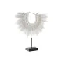 Decorative Figure DKD Home Decor Iron Feather Shells (42 x 9.5 x 44 cm) by DKD Home Decor, Ornaments - Ref: S3018778, Price: ...