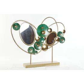 Figurine Décorative DKD Home Decor 62 x 9 x 53,3 cm Abstrait Doré Vert de DKD Home Decor, Objets de décoration - Réf : S30188...