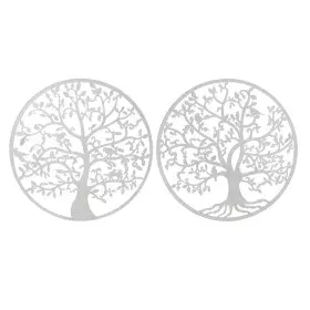 Wall Decoration DKD Home Decor White Multicolour Tree Cottage 99 x 1 x 99 cm (2 Units) by DKD Home Decor, Ornaments - Ref: S3...