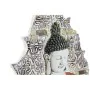 Decorazione da Parete DKD Home Decor Azzurro Rosso Dorato Buddha Orientale 19 x 3,1 x 26,5 cm (3 Pezzi) di DKD Home Decor, So...