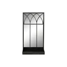 Mirror with Mounting Bracket DKD Home Decor Black Metal Mirror 40 x 12 x 80 cm by DKD Home Decor, Tabletop Mirrors - Ref: S30...