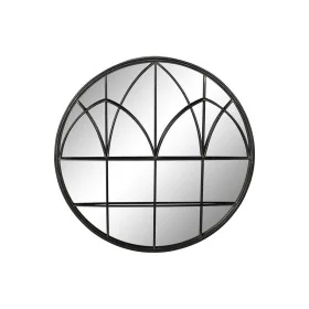 Miroir mural DKD Home Decor Noir Métal (76 x 4 x 76 cm) de DKD Home Decor, Miroirs muraux - Réf : S3019196, Prix : 87,36 €, R...