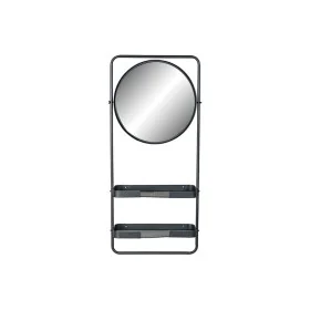 Espejo de pared DKD Home Decor Negro Metal Espejo 55 x 20 x 120 cm (1 unidad) de DKD Home Decor, Espejos de pared - Ref: S301...