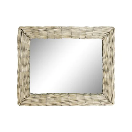 Wall mirror DKD Home Decor wicker (52.5 x 4 x 63 cm) by DKD Home Decor, Wall-Mounted Mirrors - Ref: S3019277, Price: 32,80 €,...