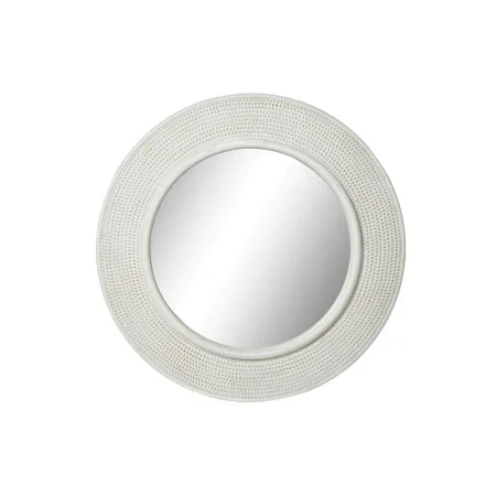 Wall mirror DKD Home Decor White Crystal MDF Wood (115 x 2.5 x 115 cm) by DKD Home Decor, Wall-Mounted Mirrors - Ref: S301928...