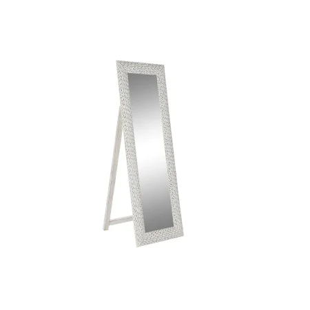 Free standing mirror DKD Home Decor White Mango wood MDF Wood Cottage (51 x 6 x 182 cm) by DKD Home Decor, Floor Mirrors - Re...