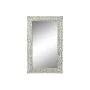 Wall mirror DKD Home Decor White Crystal Mango wood Indian Man Stripped 61 x 3 x 105 cm by DKD Home Decor, Wall-Mounted Mirro...