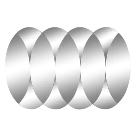 Miroir mural DKD Home Decor Verre Cercles (120 x 2 x 80 cm) de DKD Home Decor, Miroirs muraux - Réf : S3019392, Prix : 189,61...