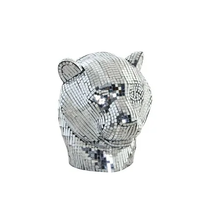 Figura Decorativa DKD Home Decor Plateado Leopardo Resina (31 x 27 x 32 cm) de DKD Home Decor, Adornos - Ref: S3019594, Preci...