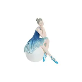 Deko-Figur DKD Home Decor Blau Romantisch Ballett-Tänzerin 8,5 x 13 x 14,5 cm von DKD Home Decor, Ornamente - Ref: S3019665, ...