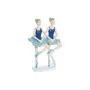 Statua Decorativa DKD Home Decor Azzurro Romantico Ballerina Classica 14 x 7,5 x 21,5 cm di DKD Home Decor, Soprammobili - Ri...