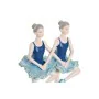 Decorative Figure DKD Home Decor Blue Romantic Ballet Dancer 14 x 7,5 x 21,5 cm by DKD Home Decor, Ornaments - Ref: S3019666,...