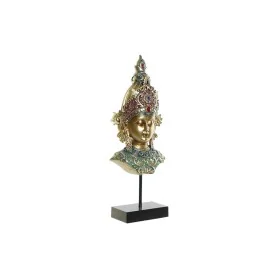 Figurine Décorative DKD Home Decor Multicouleur Doré Buda Oriental 15 x 7 x 38 cm de DKD Home Decor, Objets de décoration - R...