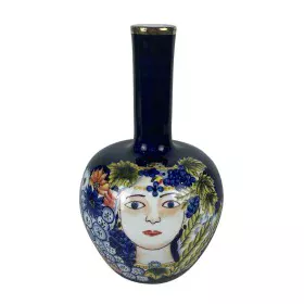 Vase DKD Home Decor Visage Porcelaine Bleu Multicouleur 17 x 17 x 30 cm de DKD Home Decor, Vases - Réf : S3020494, Prix : 30,...