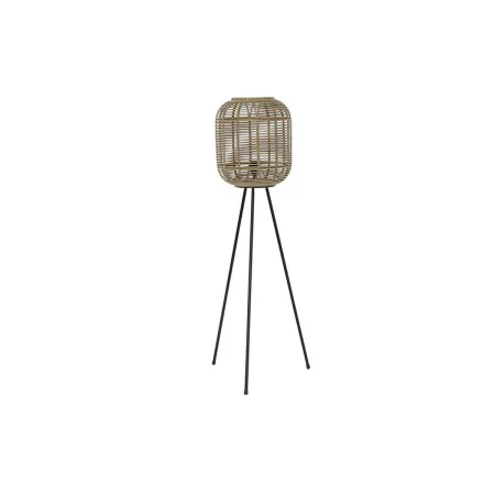 Luminária de chão DKD Home Decor 31 x 31 x 116 cm Natural Preto Metal Bambu 220 V 40 W de DKD Home Decor, Candeeiros de pé - ...