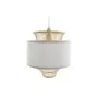 Lampadario DKD Home Decor Bianco Poliestere Bambù (40 x 40 x 52 cm) di DKD Home Decor, Lampade a sospensione - Rif: S3020693,...