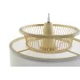 Ceiling Light DKD Home Decor White Polyester Bamboo (40 x 40 x 52 cm) by DKD Home Decor, Pendant Lights - Ref: S3020693, Pric...