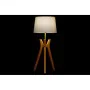 Lampe de bureau DKD Home Decor Marron Beige Polyester Bois 220 V 50 W de DKD Home Decor, Lampes de chevet - Réf : S3020719, P...