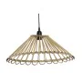 Lámpara de Techo DKD Home Decor Ratán 220 V 50 W (45 x 45 x 17 cm) de DKD Home Decor, Iluminación colgante - Ref: S3020733, P...