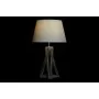 Desk lamp DKD Home Decor Wood Cotton Dark brown (35 x 35 x 56 cm) by DKD Home Decor, Bedside and Table Lamps - Ref: S3020962,...