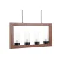 Ceiling Light DKD Home Decor Brown Aluminium Crystal (52 x 6 x 26 cm) by DKD Home Decor, Pendant Lights - Ref: S3020971, Pric...