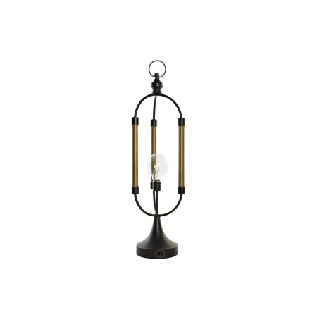 Décoration lumineuse DKD Home Decor Noir Doré Métal (18 x 18 x 61 cm) de DKD Home Decor, Lampes à motifs - Réf : S3021079, Pr...