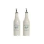 Set de Aceitera y Vinagrera DKD Home Decor 250 ml Blanco Verde Turquesa Acero Inoxidable Plástico Dolomita de DKD Home Decor,...