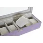 Jewelry box DKD Home Decor 8424001859894 33 x 11 x 9 cm Crystal Lilac Polyurethane by DKD Home Decor, Wardrobe Jewellery Orga...