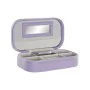 Jewelry box DKD Home Decor 8424001859924 Mirror Lilac Polyurethane 18 x 10 x 5 cm by DKD Home Decor, Wardrobe Jewellery Organ...